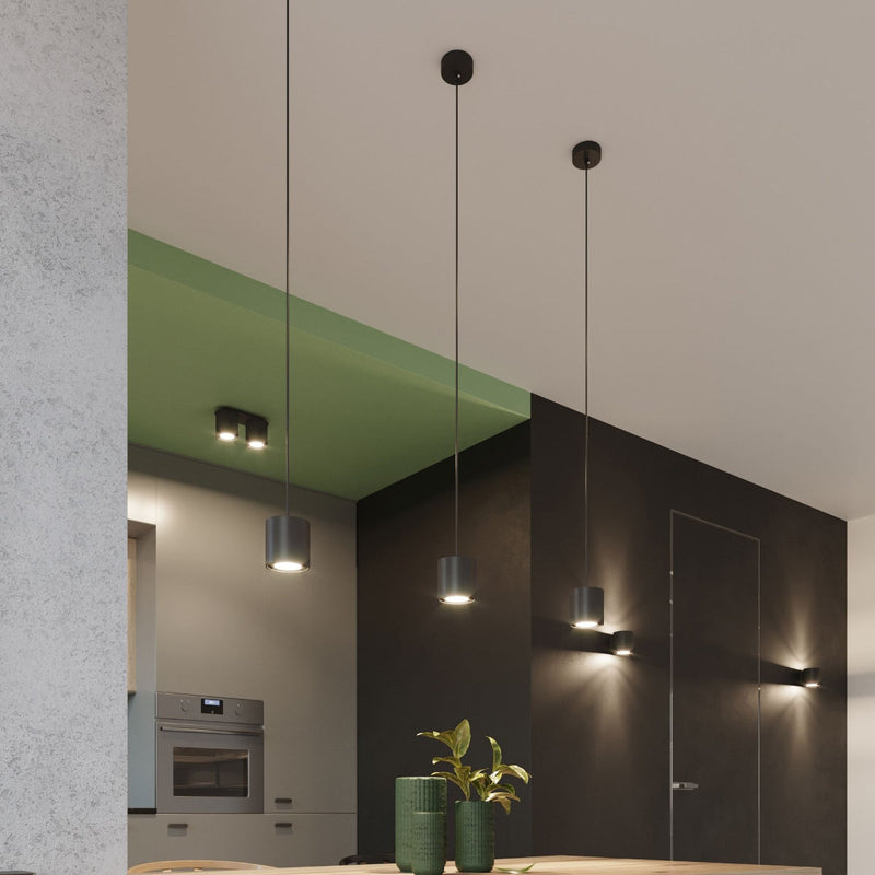 [EXP] Plafonnier Cylindre LED noir