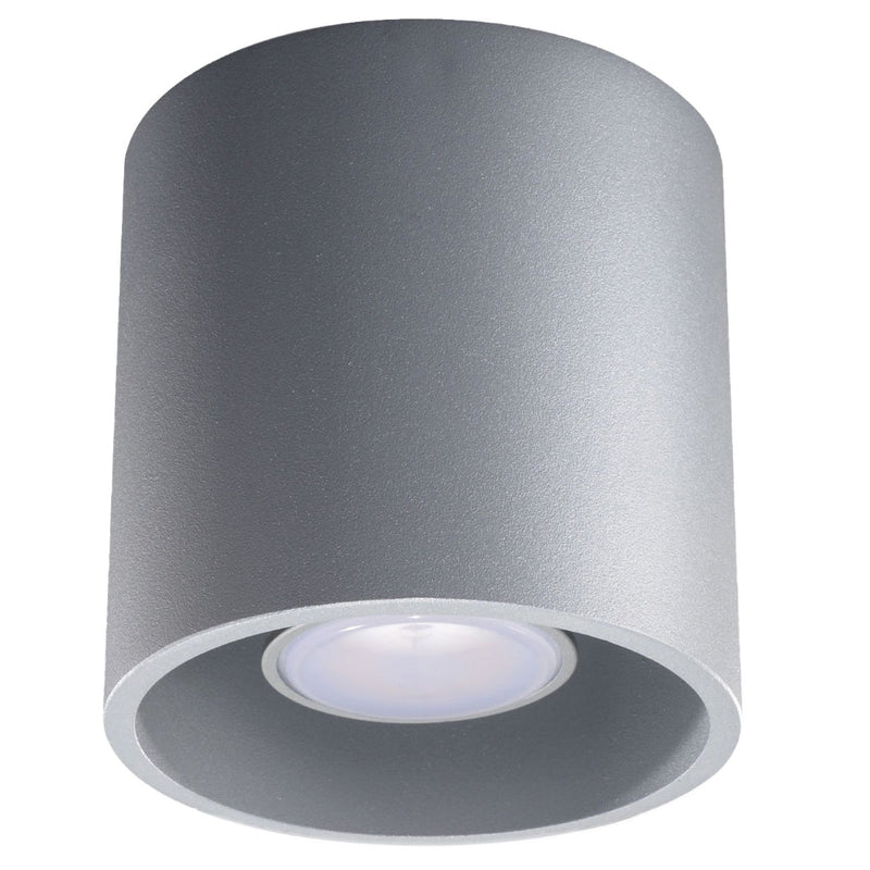 Plafonnier Cylindre LED gris