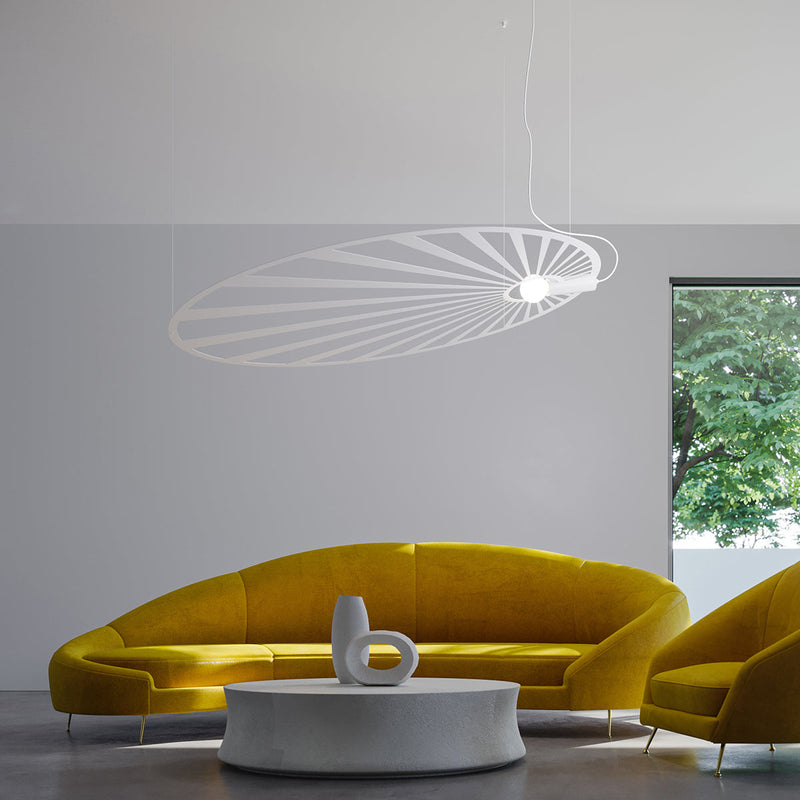 Suspension Soleil Lumineux blanc