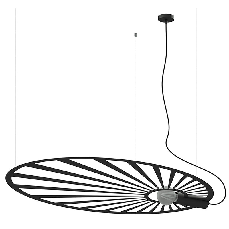 Suspension Soleil Lumineux noir