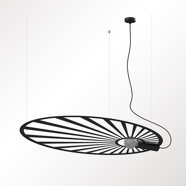 Suspension Soleil Lumineux noir