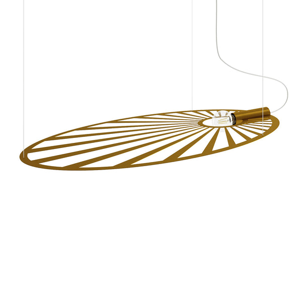 Suspension Soleil Lumineux doré