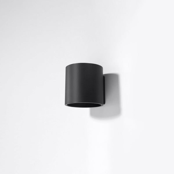 [EXP] Applique Forme Cylindrique Murale noir