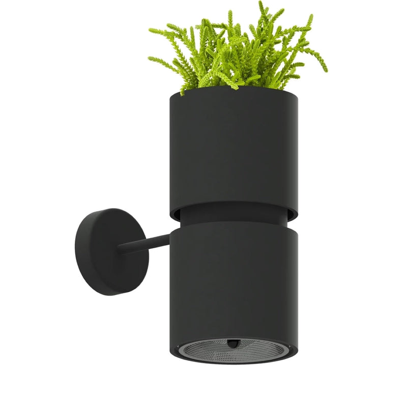 Applique Support Plante noir