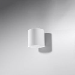 Applique Forme Cylindrique Murale blanc