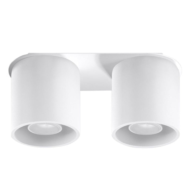 Plafonnier Double Cylindre LED blanc