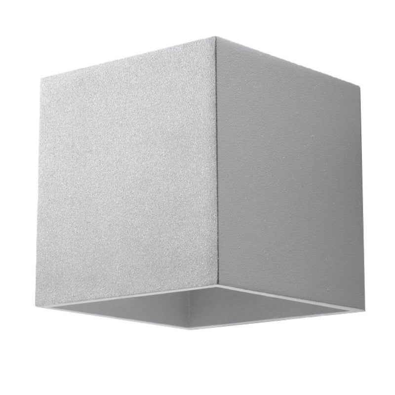 Applique Cube LED Murale gris