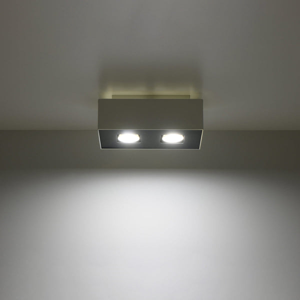 Plafonnier Double Raffiné LED blanc