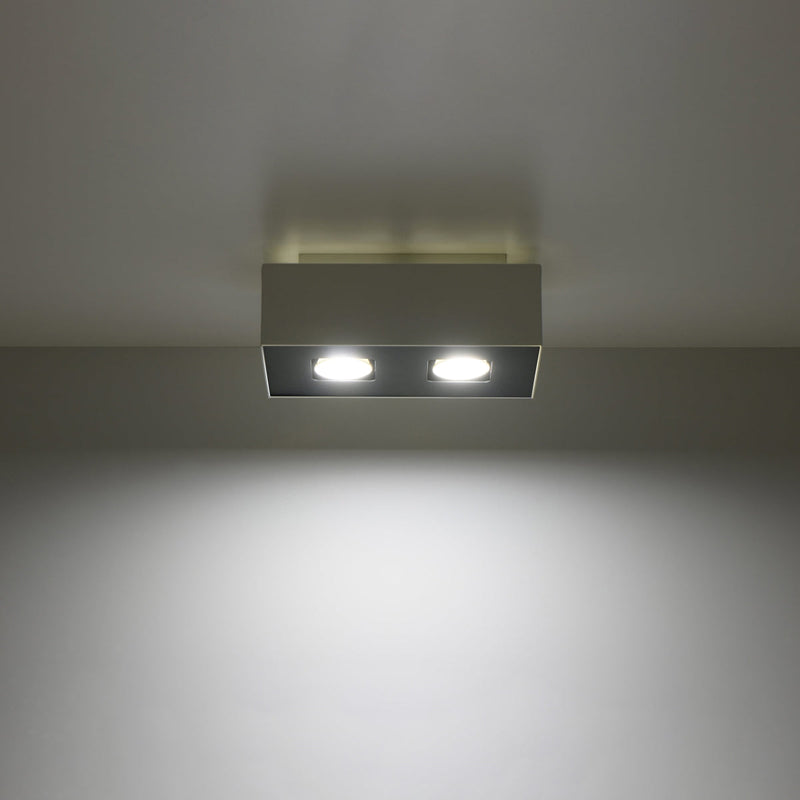 Plafonnier Double Raffiné LED blanc