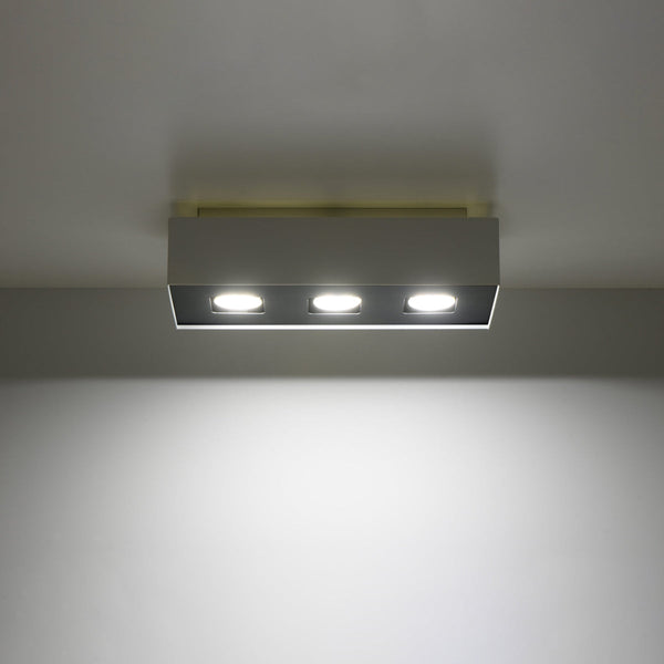 Plafonnier Triple Raffiné LED blanc