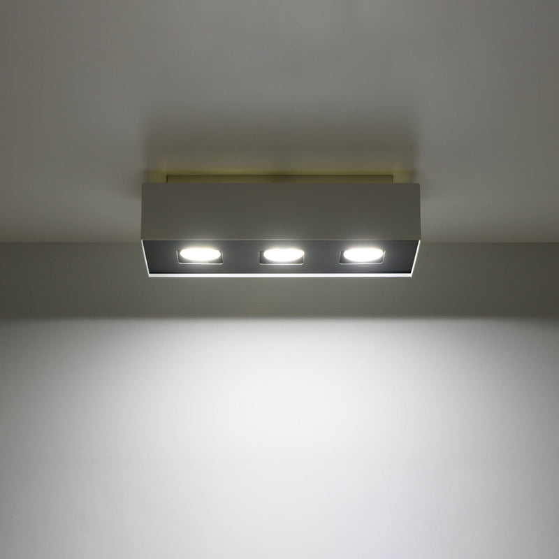 Plafonnier Triple Raffiné LED blanc
