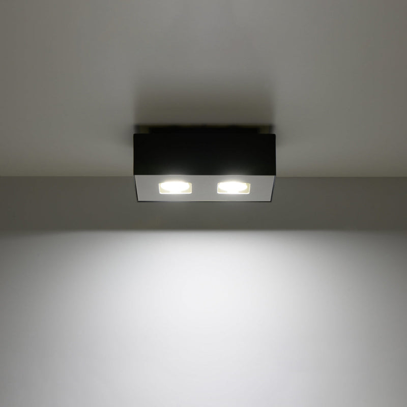 Plafonnier Double Raffiné LED noir