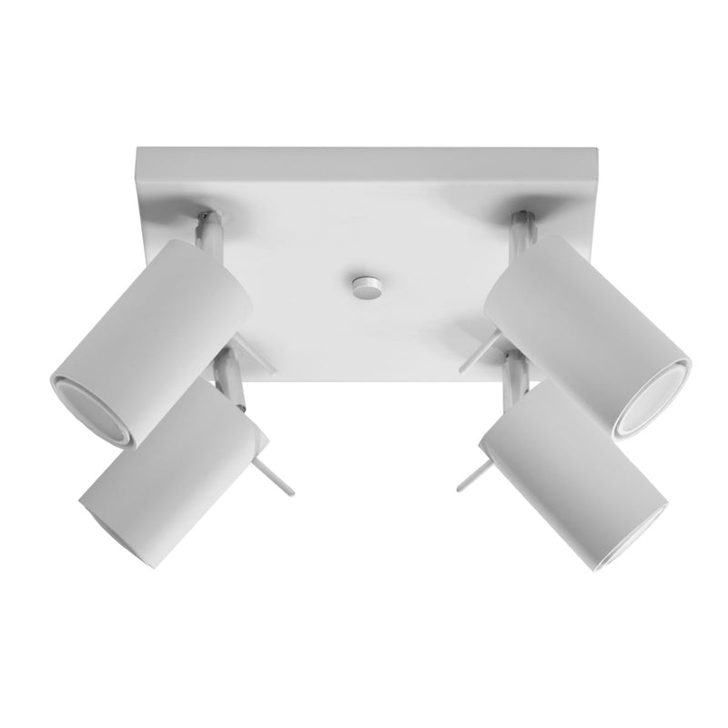 Plafonnier Directionnelle 4 LED blanc
