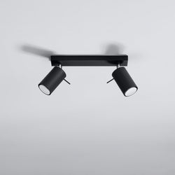 Plafonnier Directionnelle 2 LED noir