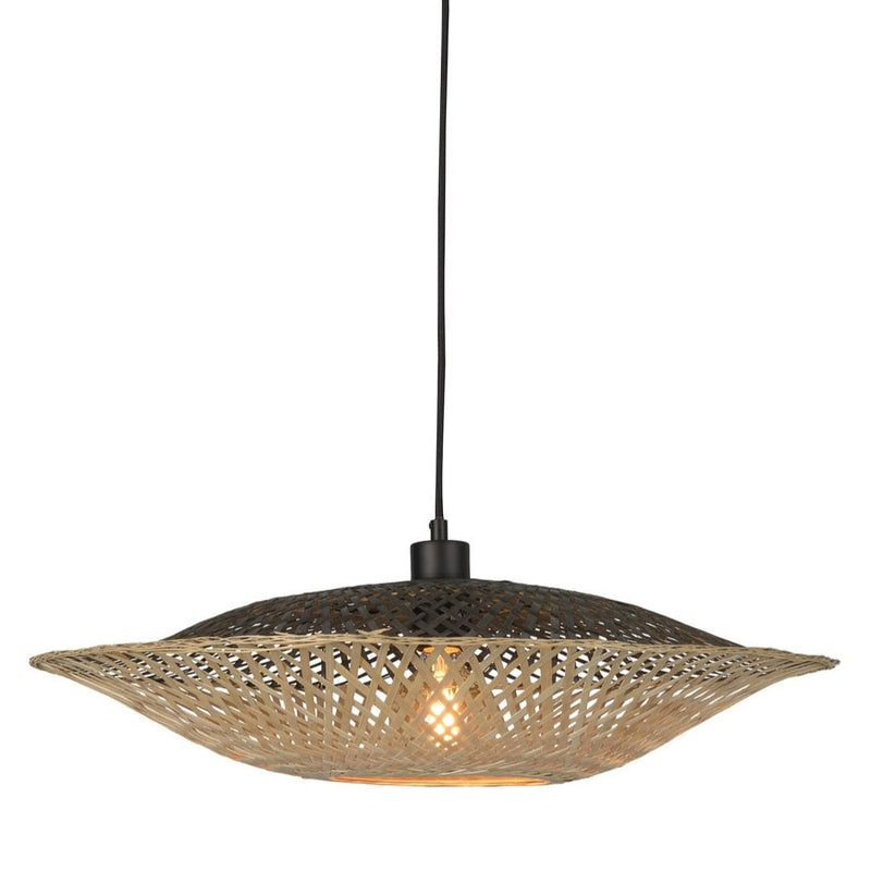 Suspension Kalimantan Bambou Plat Ø44 cm