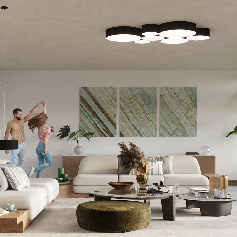 Lampe suspendue Arène 35 noir