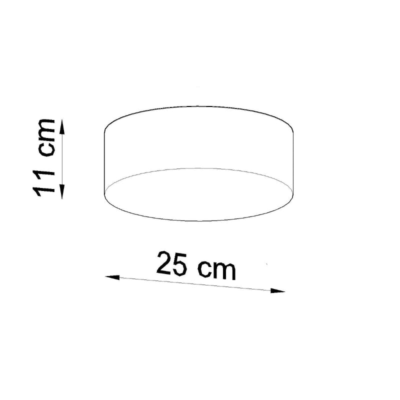 Plafonnier Arène 25 blanc