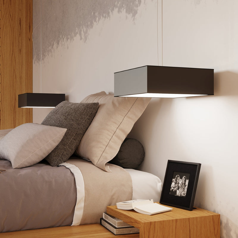 Plafonnier Plateforme Carré 35 noir