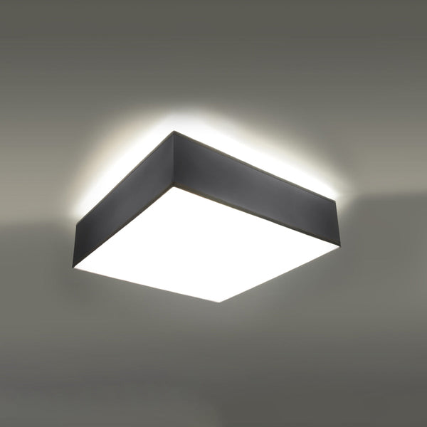 Plafonnier Plateforme Carré 35 gris