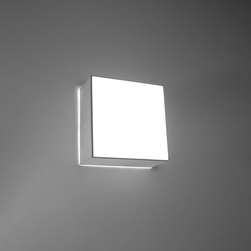 Plafonnier Plateforme Carré 25 gris