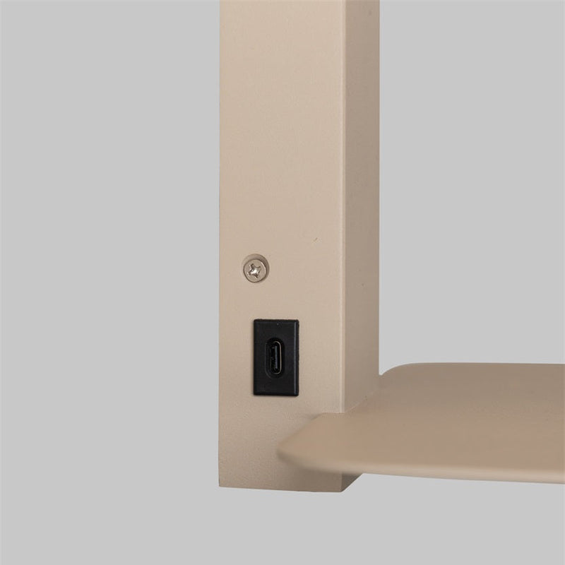 Applique Murale Florence Sable et Blanc
