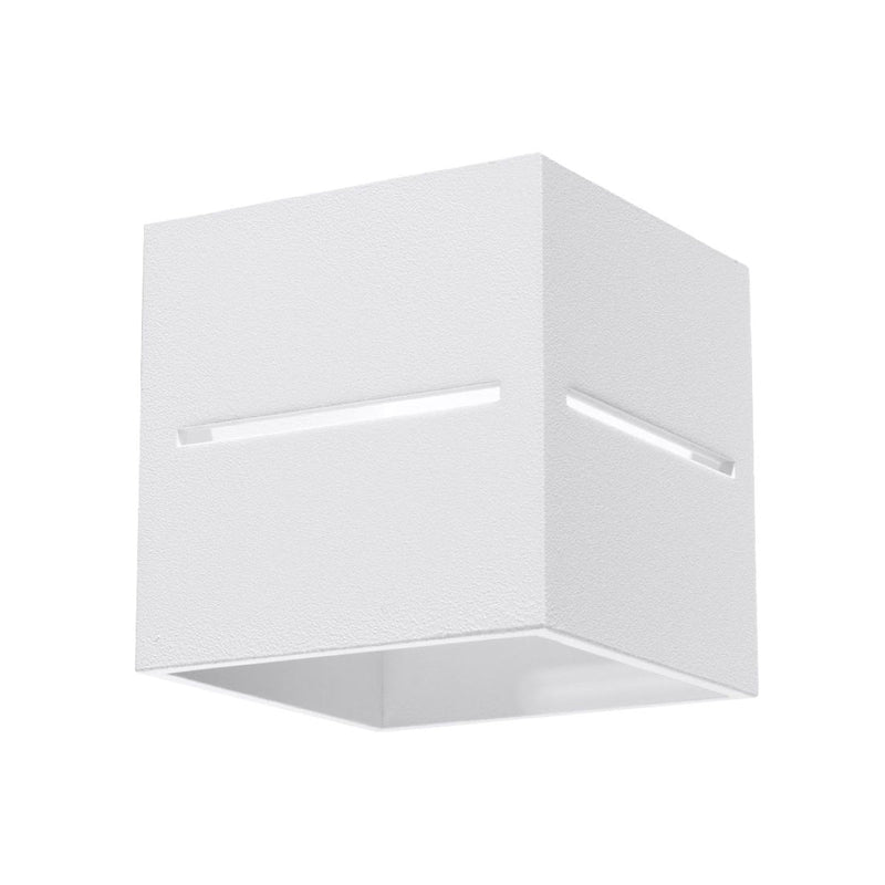Applique Cube Ouvert blanc