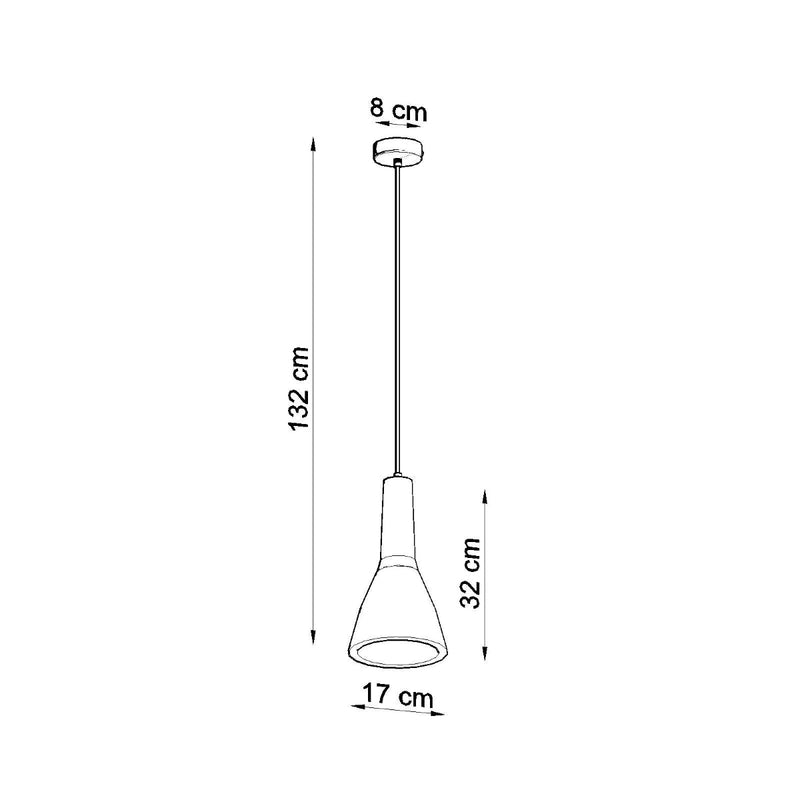 Lampe suspendue Empoli en Béton
