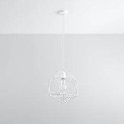 Lampe à suspension Gaspare blanc