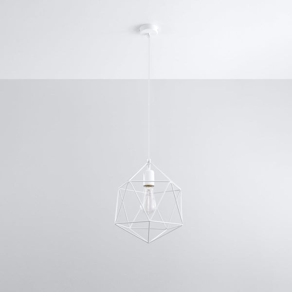 Lampe à suspension Gaspare blanc