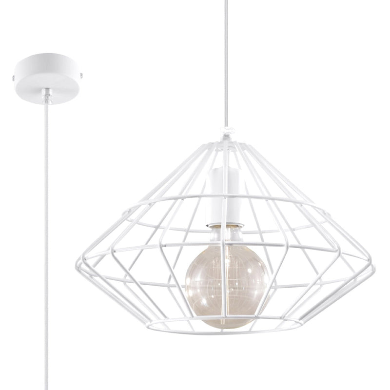 Lampe pendante Umberto blanc