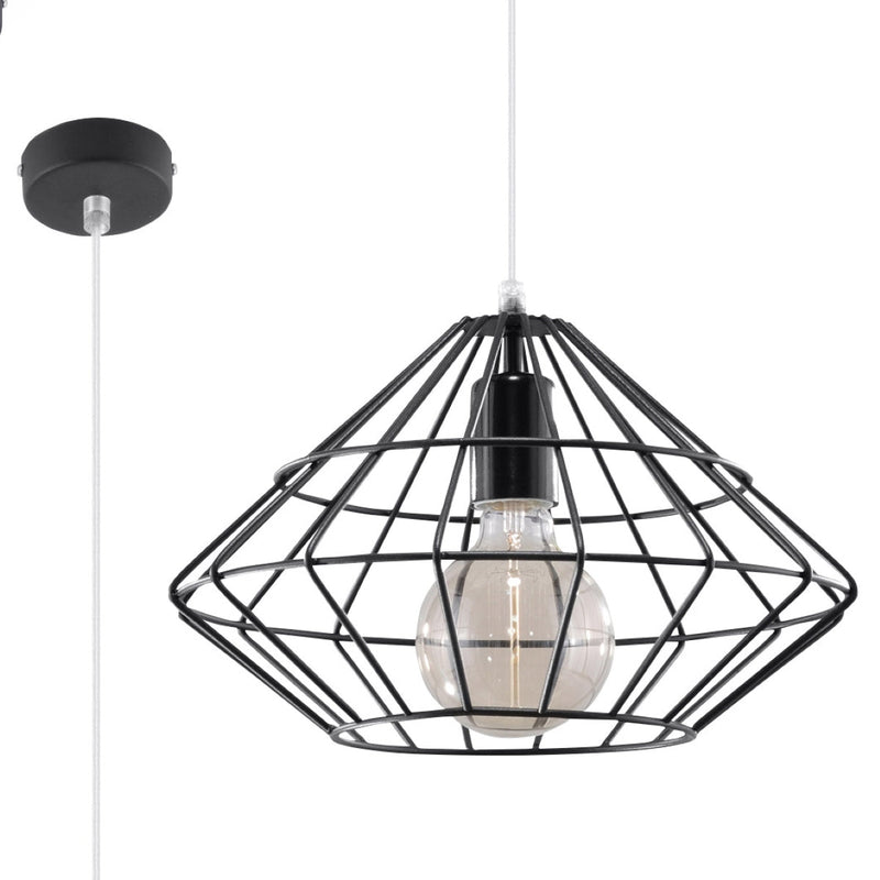 Lampe pendante Umberto noir