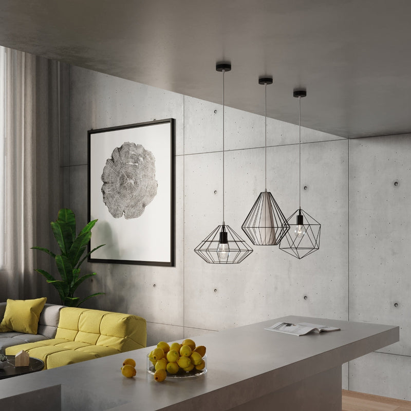 Lampe pendante Umberto noir