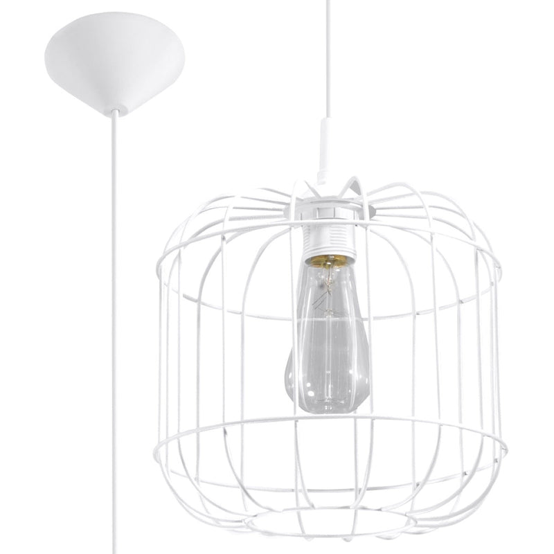 Lampe suspendue Celta blanc