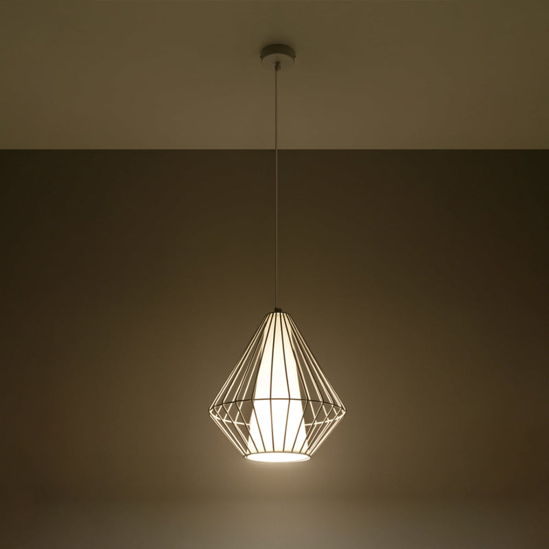 Lampe suspendue Demi blanc