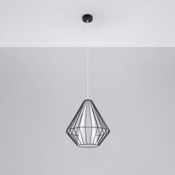 Lampe suspendue Demi noir