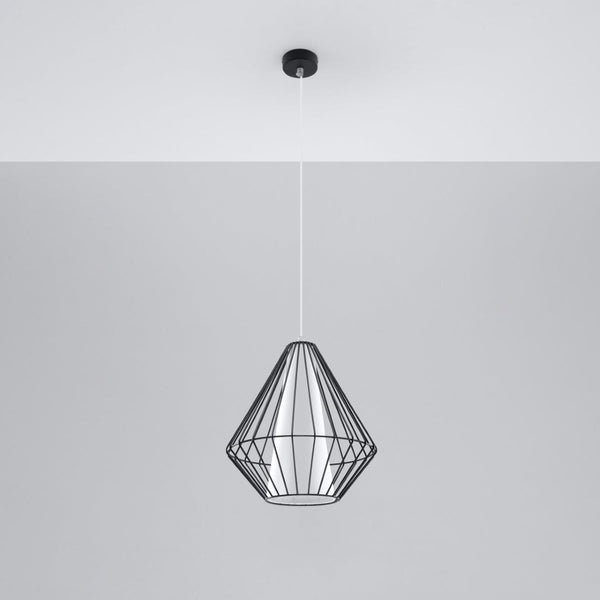 Lampe suspendue Demi noir