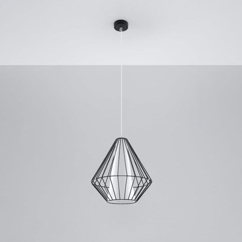 Lampe suspendue Demi noir