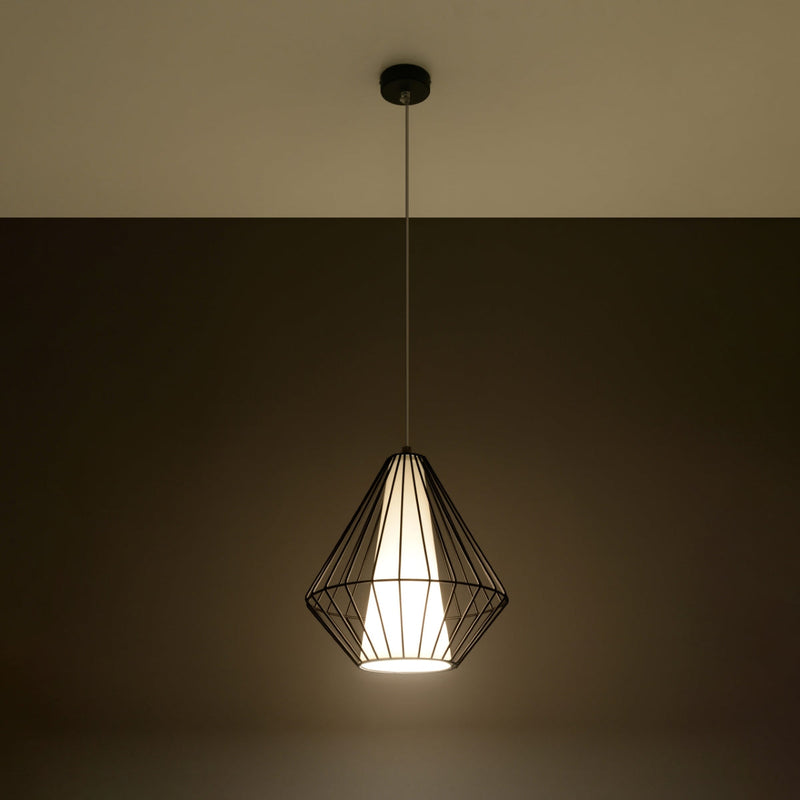 Lampe suspendue Demi noir
