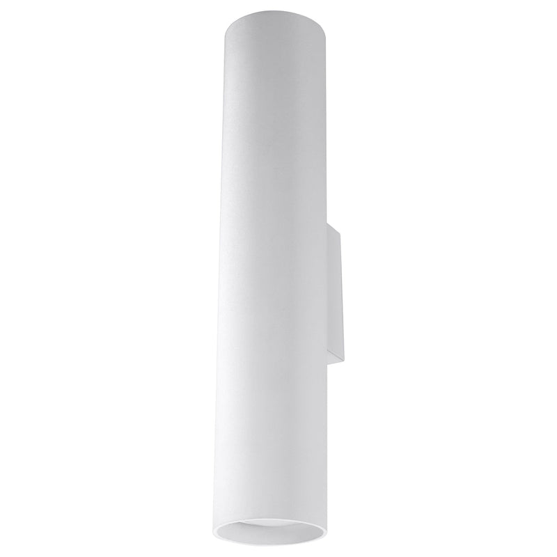 Applique Long Cylindre blanc