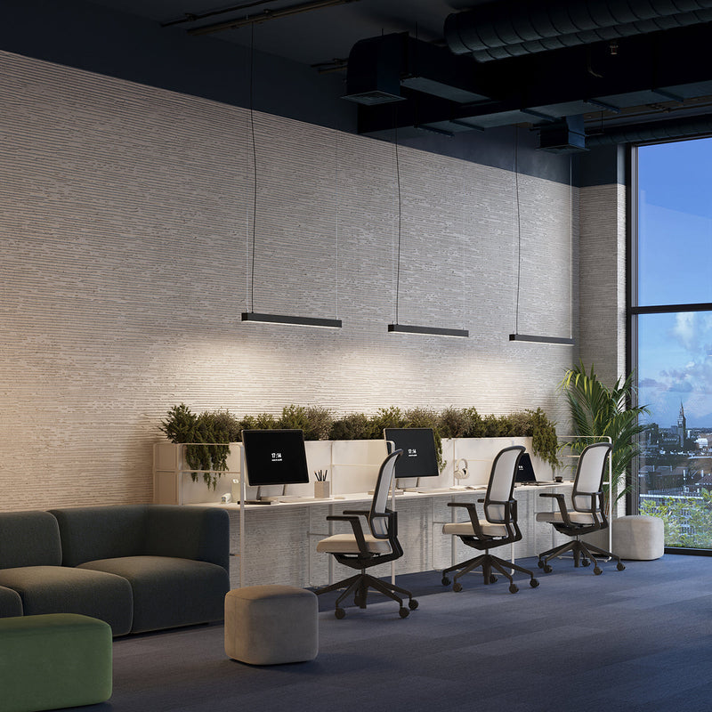Suspension Barre Moderne 67 noir