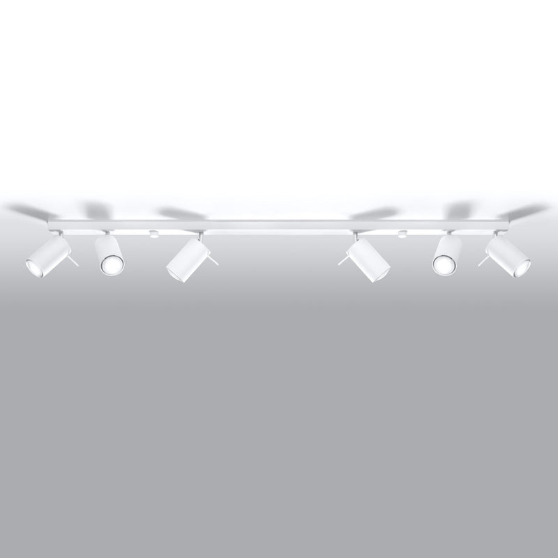 Plafonnier Directionnelle 6L LED blanc