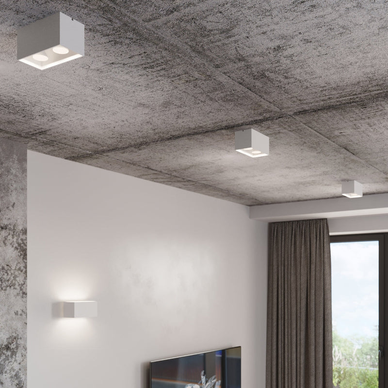 Plafonnier Rectangle LED blanc