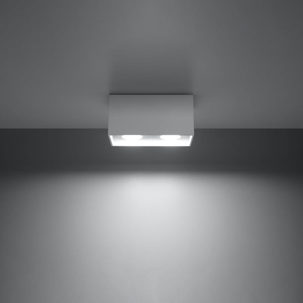 Plafonnier Rectangle LED blanc