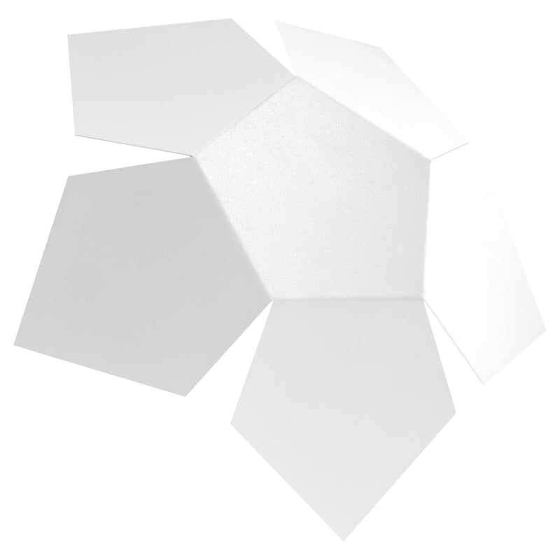 Applique Géométrique Pentagone blanc