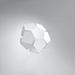 Applique Géométrique Pentagone blanc