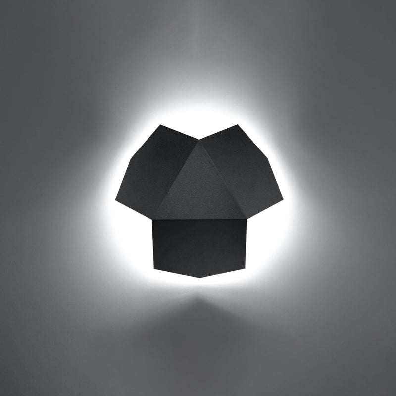 Applique Géométrique Tre noir