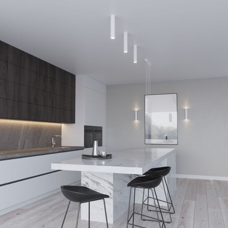 Plafonnier Tube 30 blanc