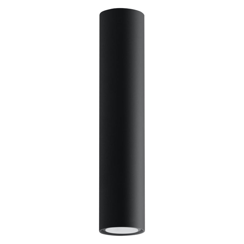 Plafonnier Tube 30 noir