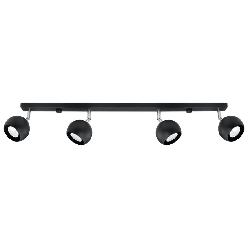 Plafonnier Oculaire LED 4L noir