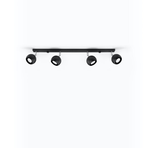 Plafonnier Oculaire LED 4L noir